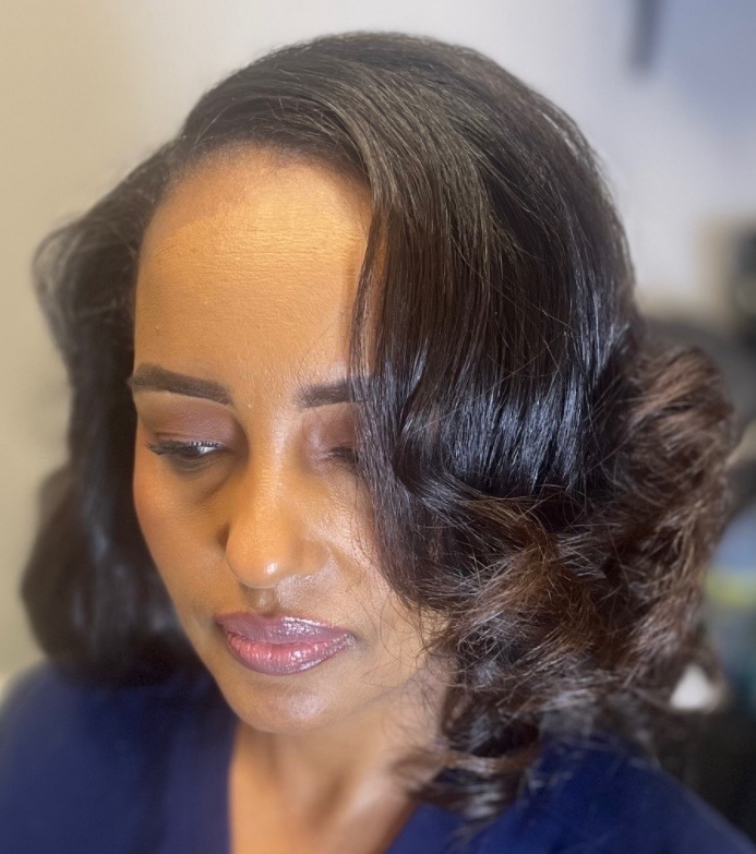 Signature Style Experience client result, side profile